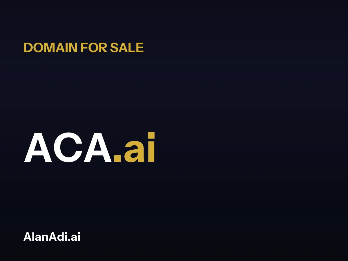 ACA.ai domain name for sale