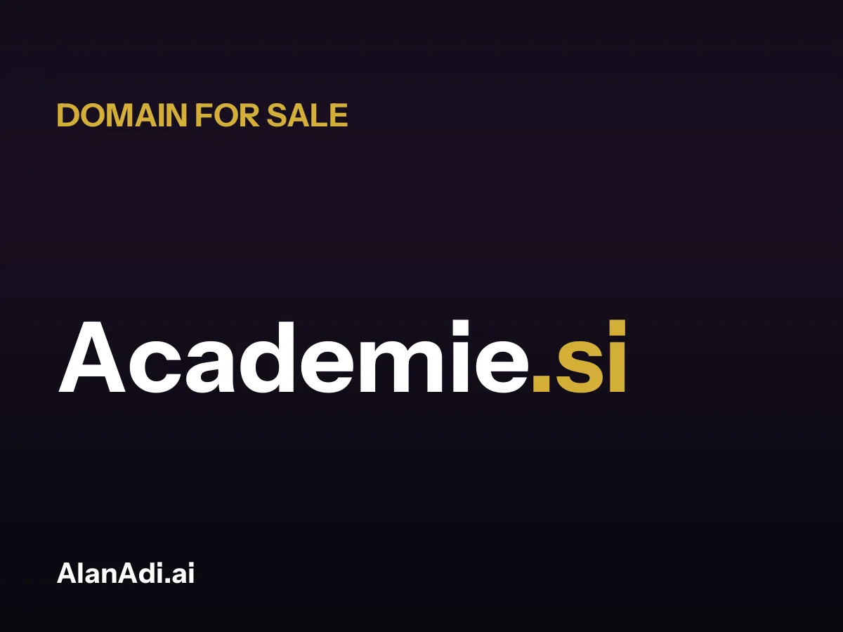 Academie.si domain name for sale