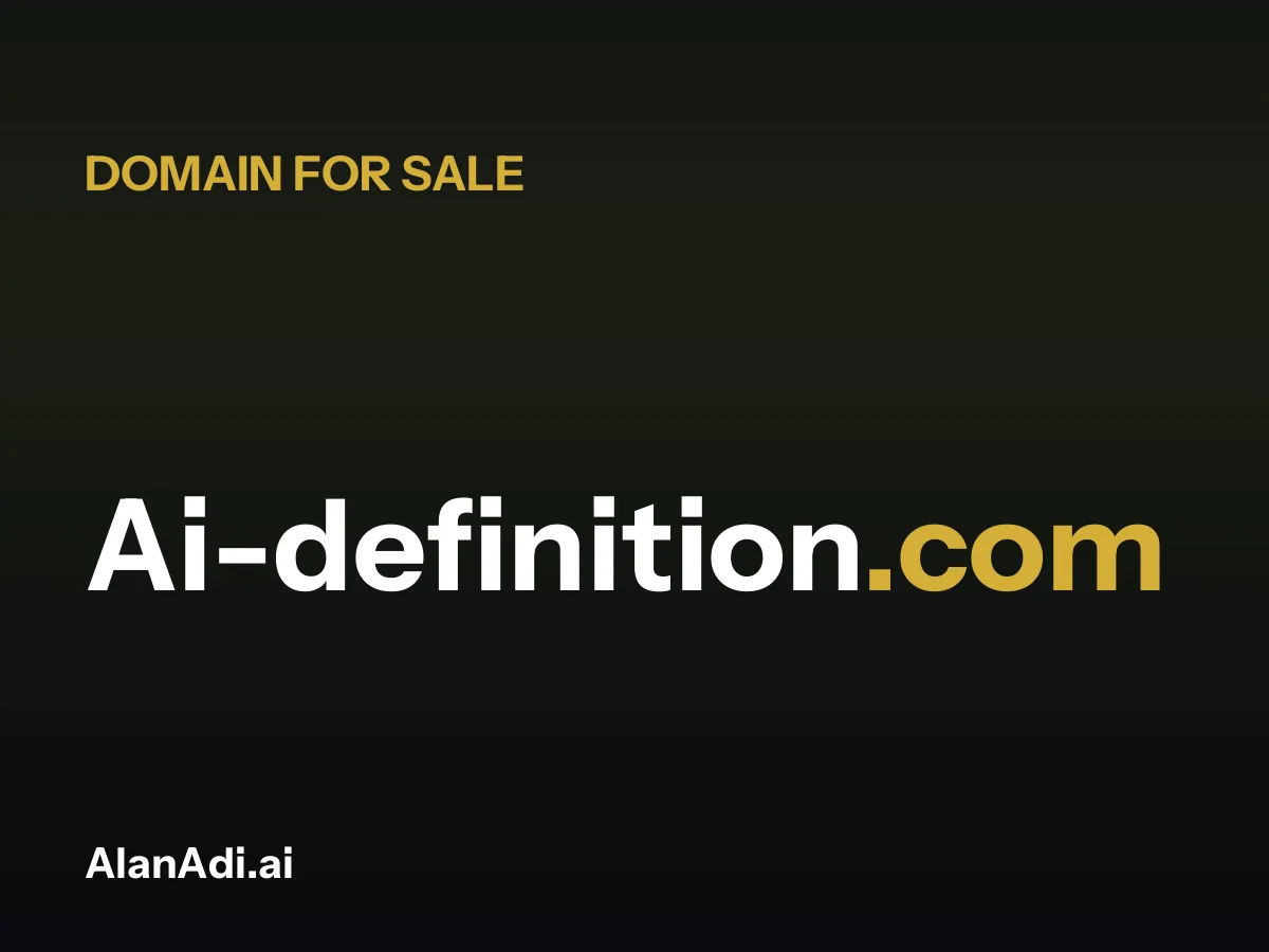Ai-definition.com for sale, ai definition domain name