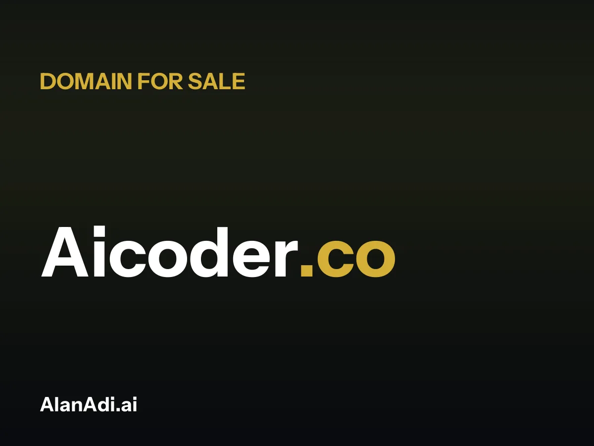 Aicoder.co domain name for sale