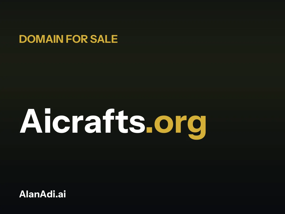 Aicrafts.org domain name for sale