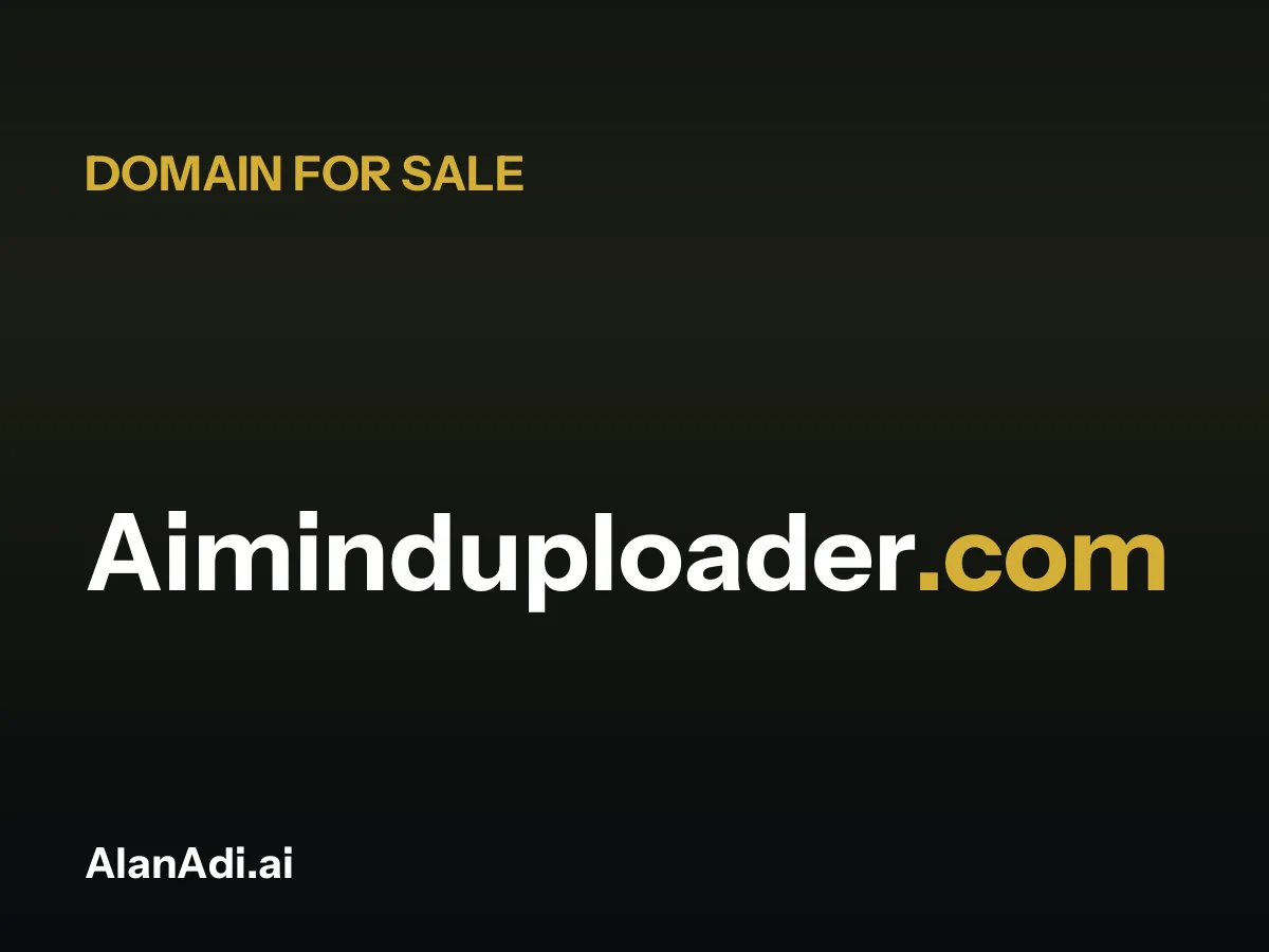 Aiminduploader.com domain name for sale