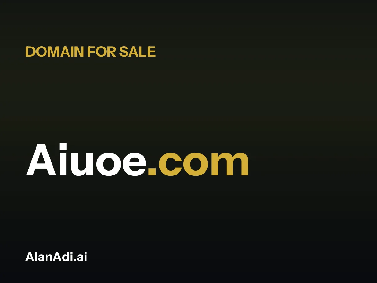 Aiuoe.com domain name for sale