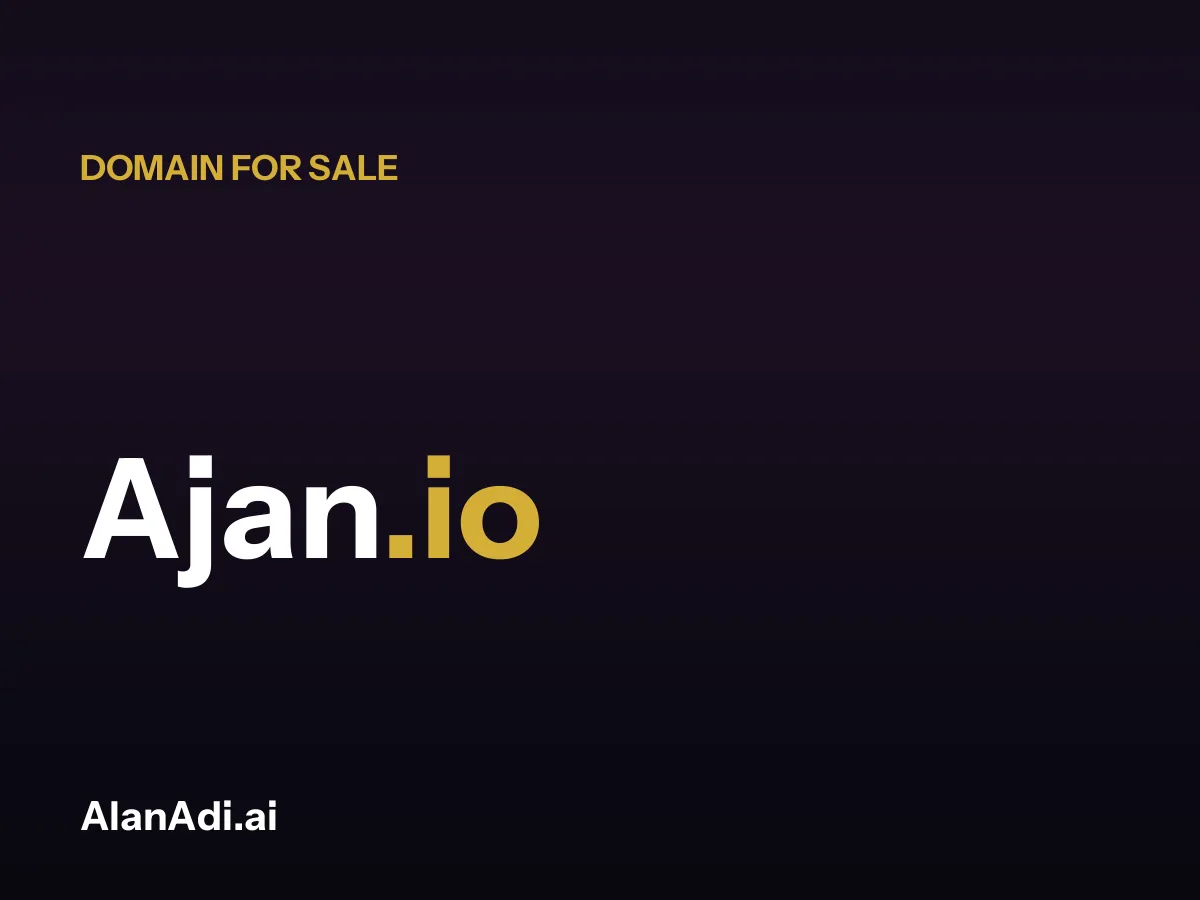 ajan — Ajan.io domain for sale