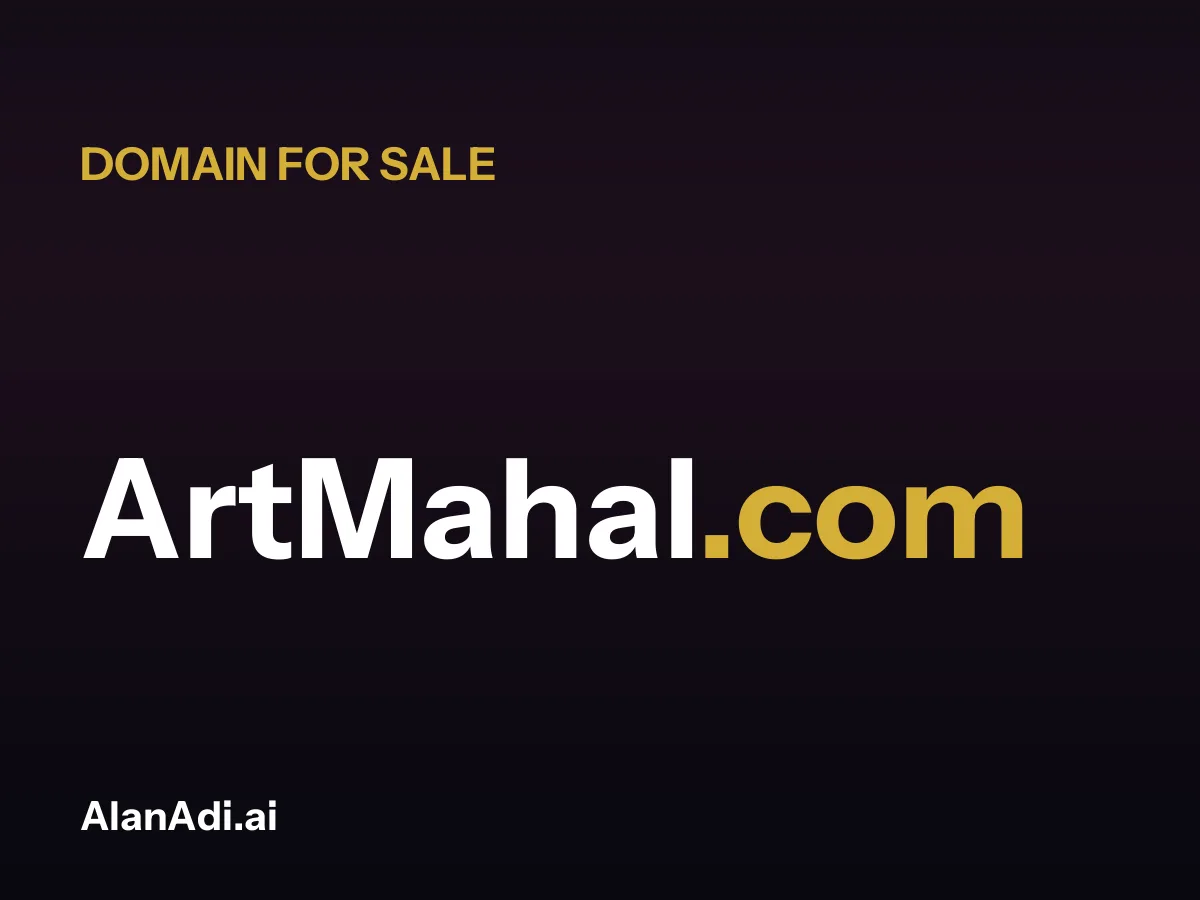 ArtMahal.com for sale, art mahal domain name