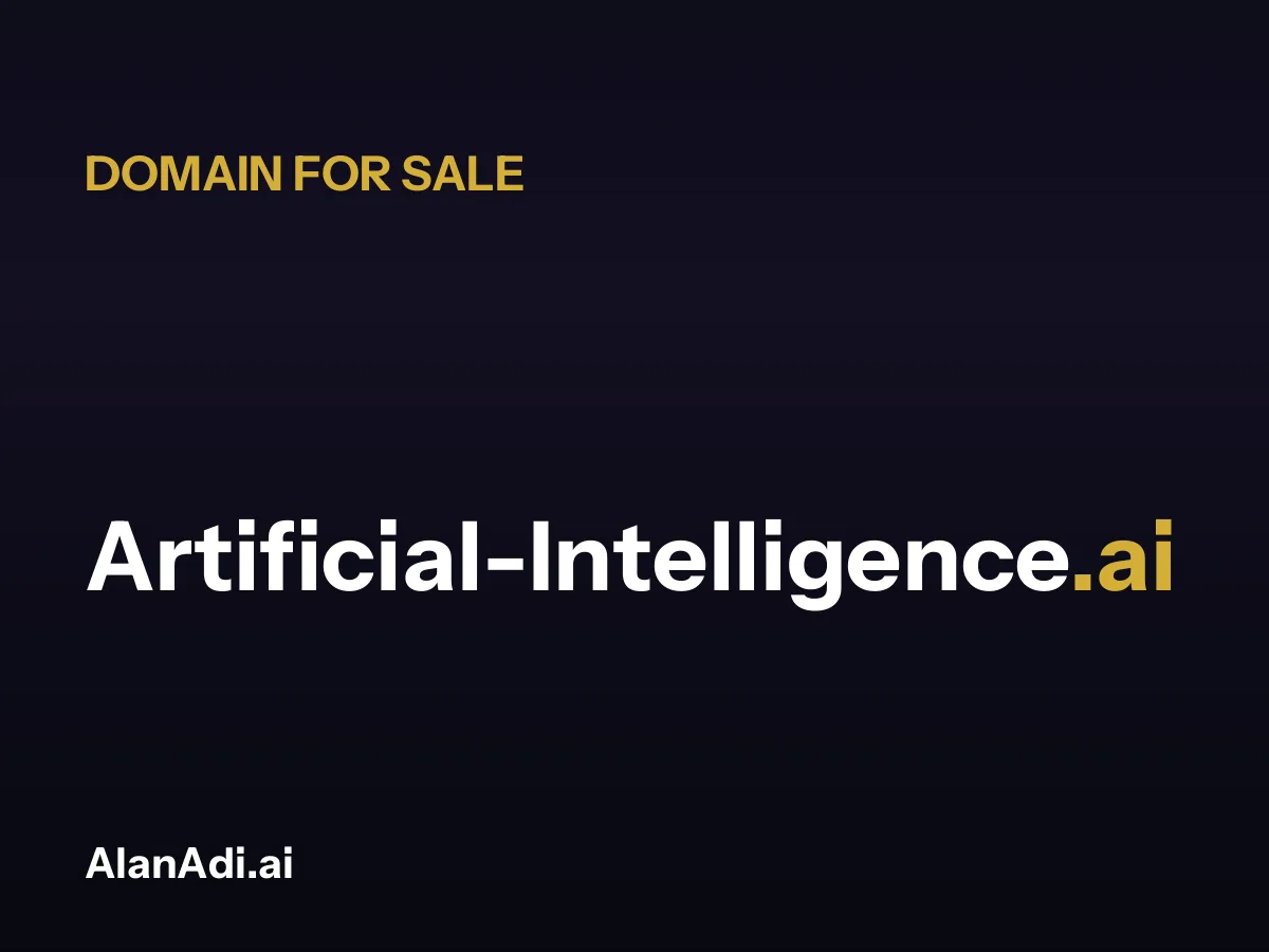Artificial-Intelligence.ai for sale, artificial intelligence domain name