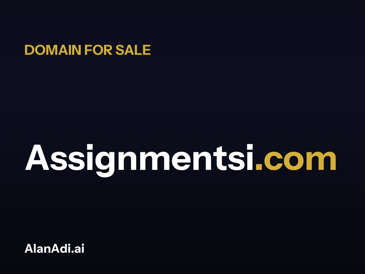 Assignmentsi.com domain name for sale