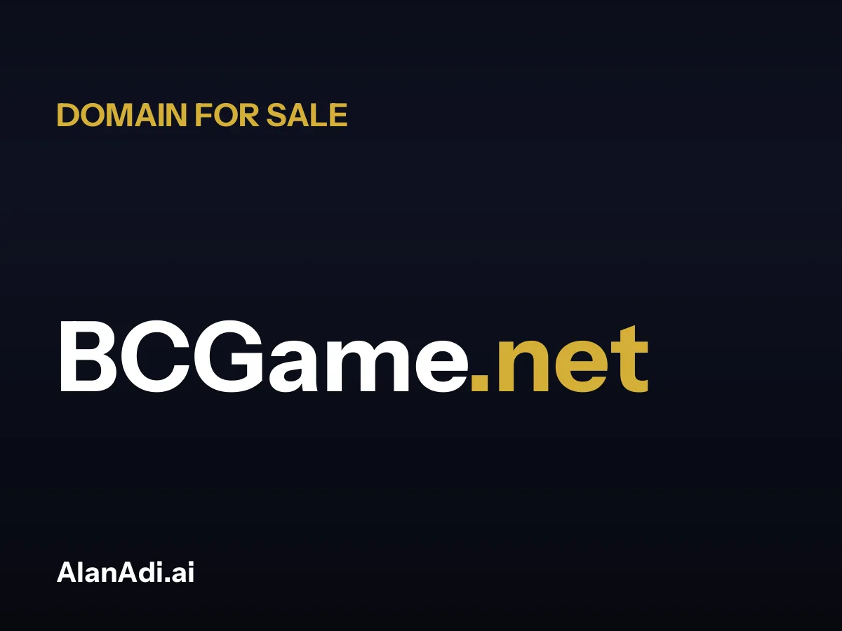 BCGame.net for sale, bc game domain name
