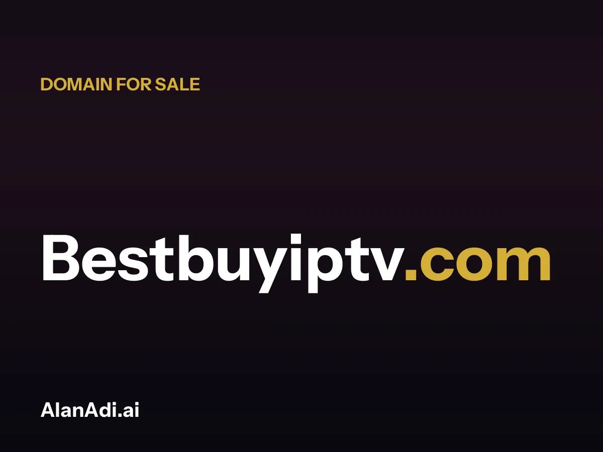 iptv — Bestbuyiptv.com domain for sale