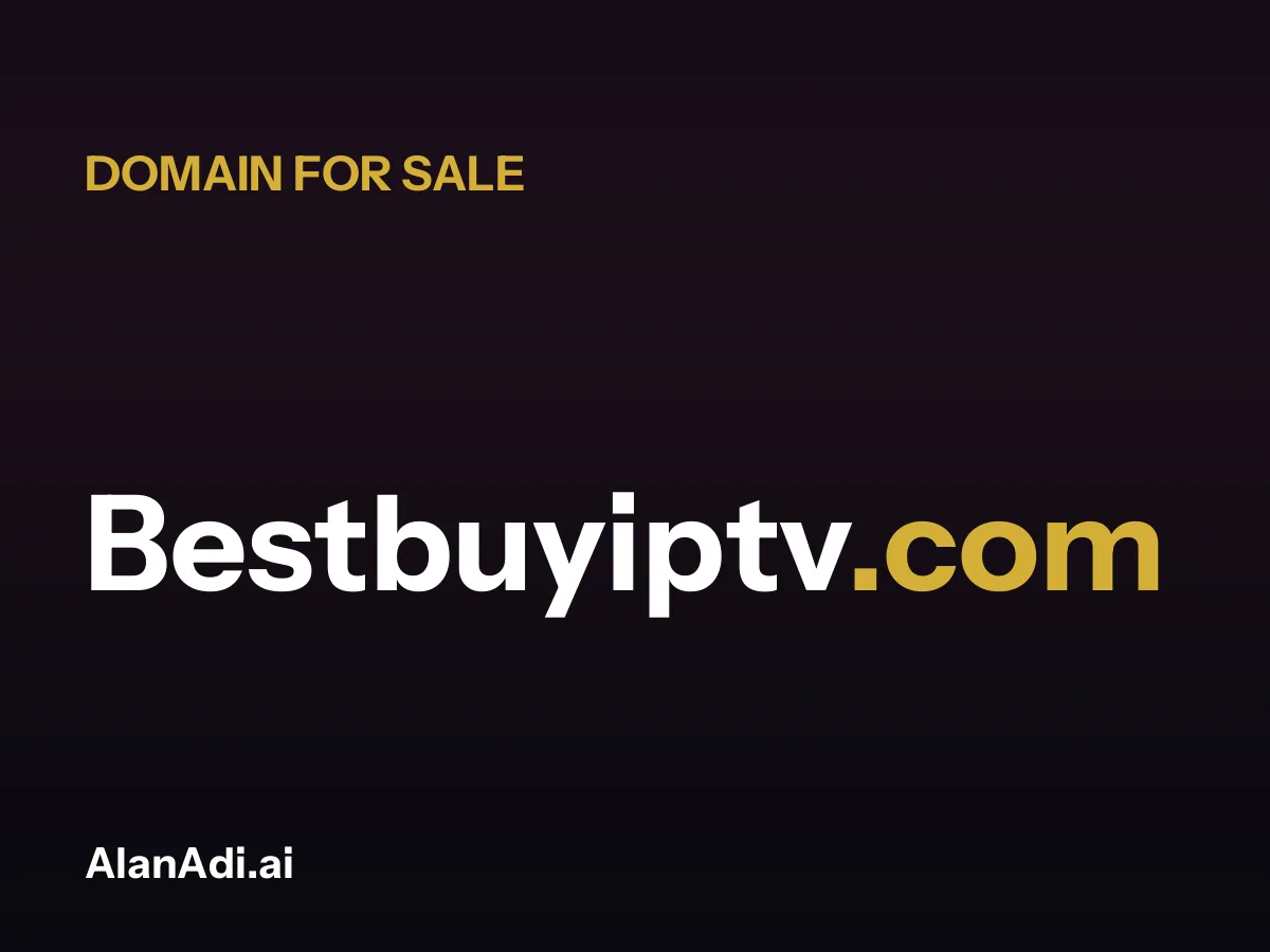 Bestbuyiptv.com for sale, iptv domain name