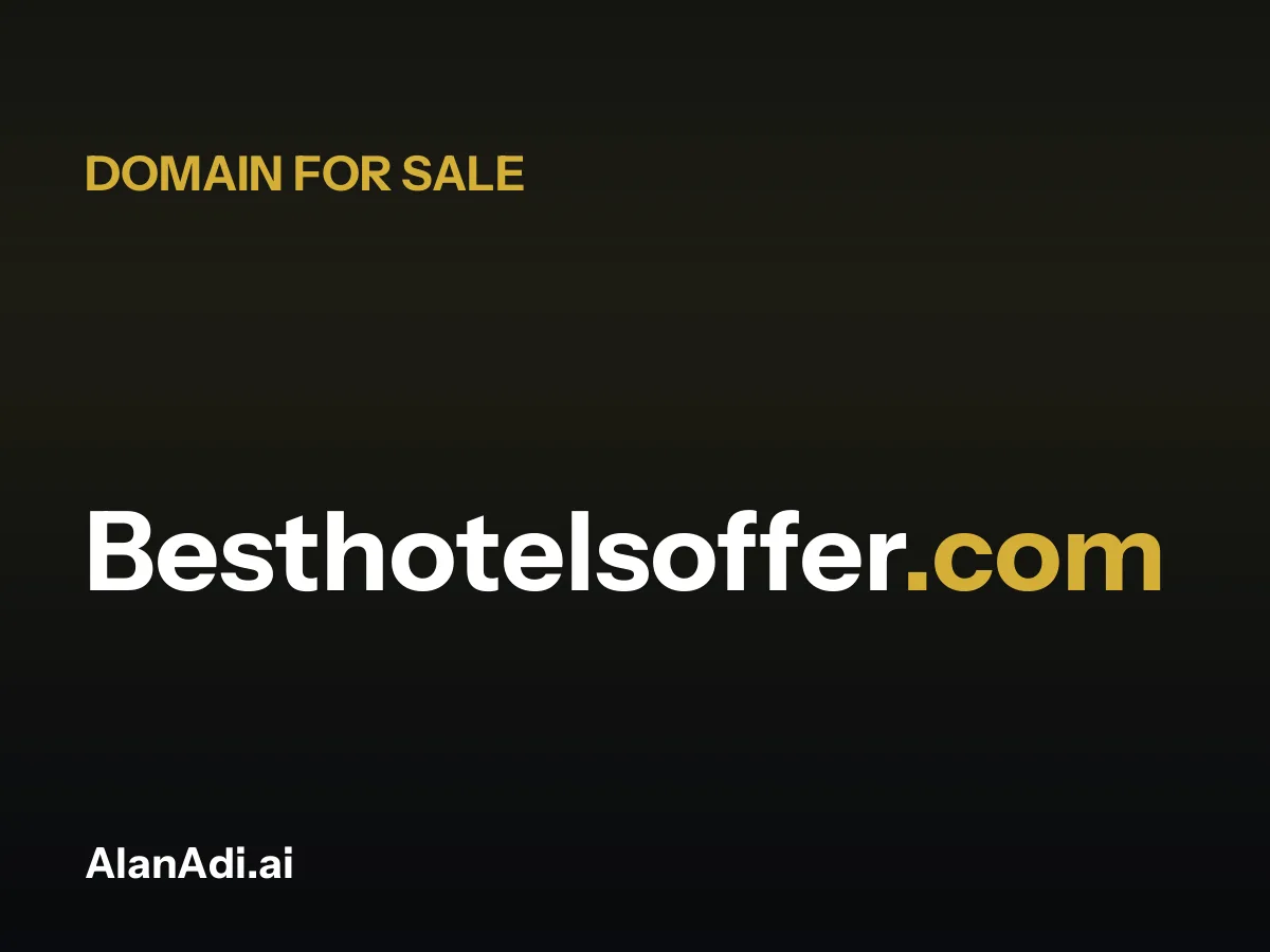 Besthotelsoffer.com for sale, best hotels offer domain name
