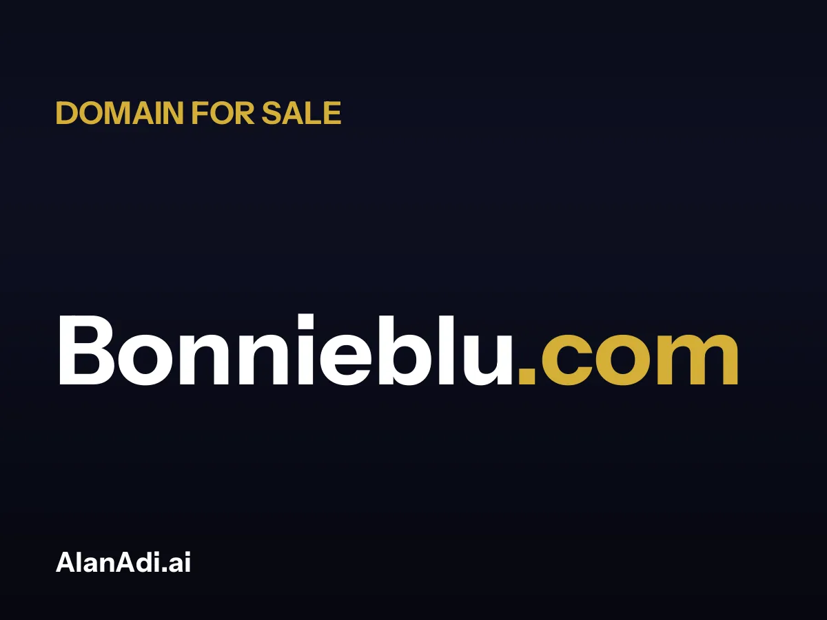 Bonnieblu.com domain name for sale