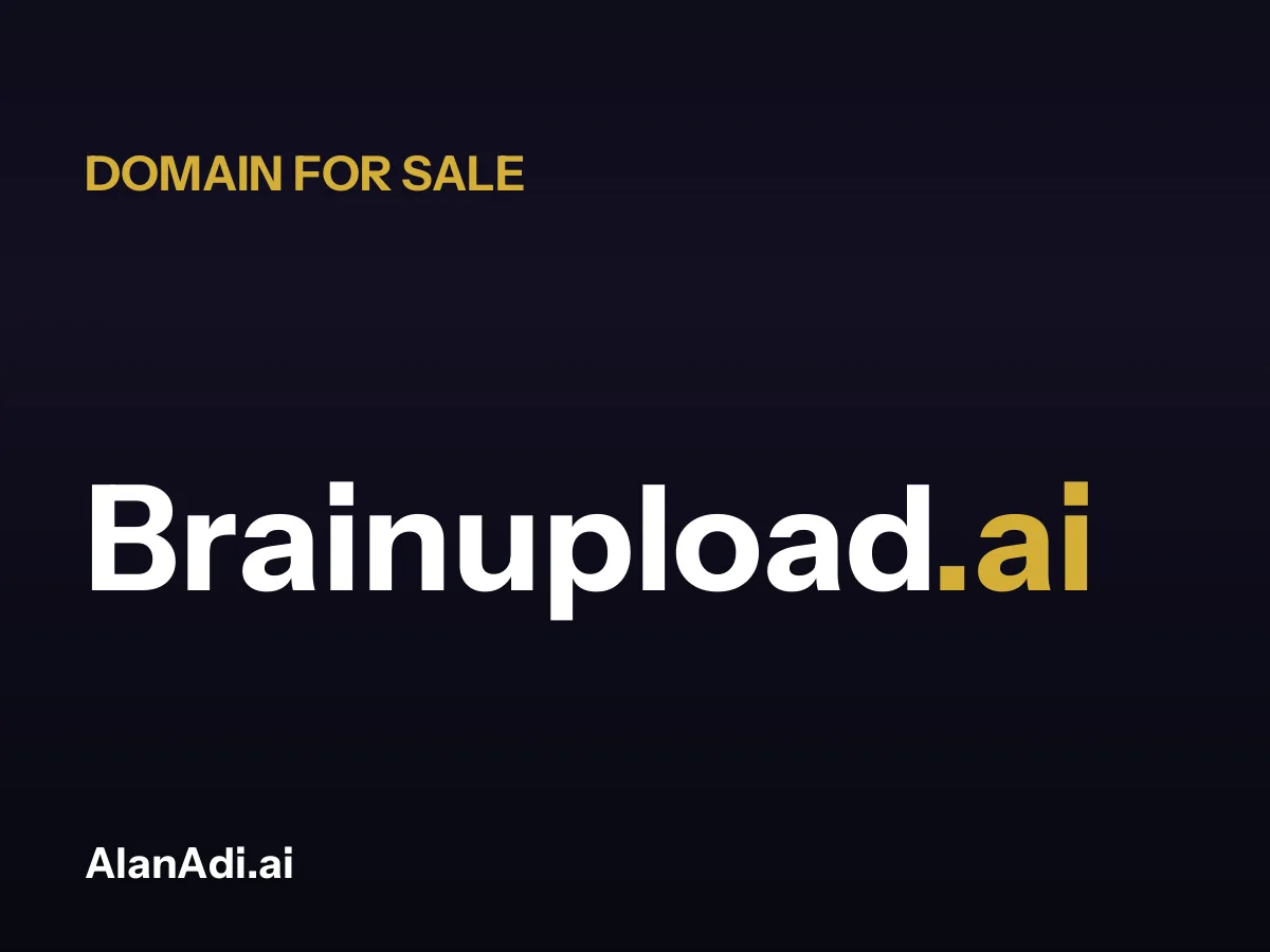 Brainupload.ai domain name for sale