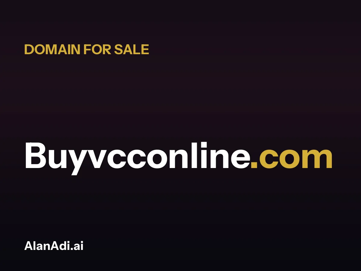 Buyvcconline.com for sale, buy vcc online domain name