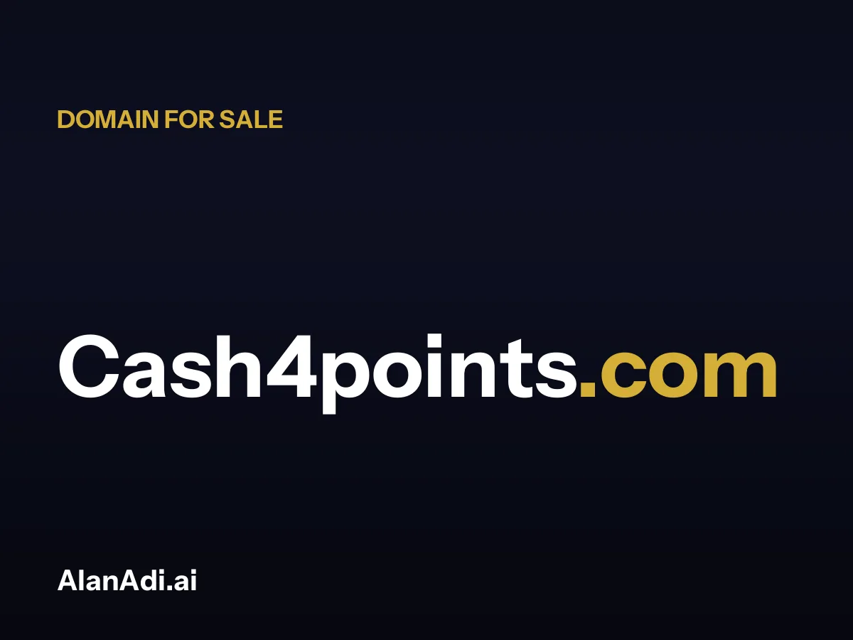 cash for points — Cash4points.com domain for sale