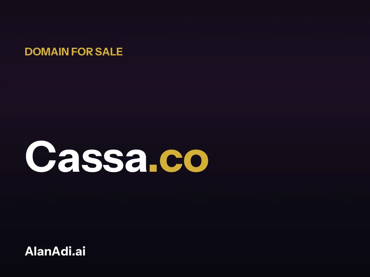 cassa — Cassa.co domain for sale
