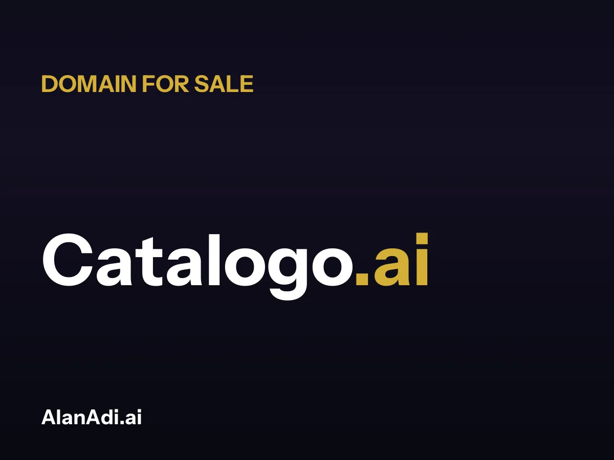 Catalogo.ai domain name for sale