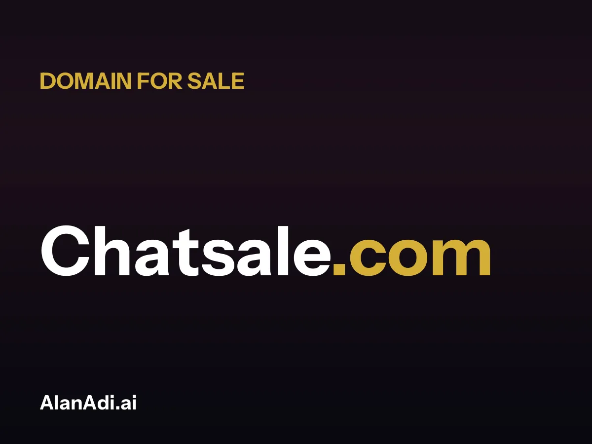 Chatsale.com for sale, chat sale domain name