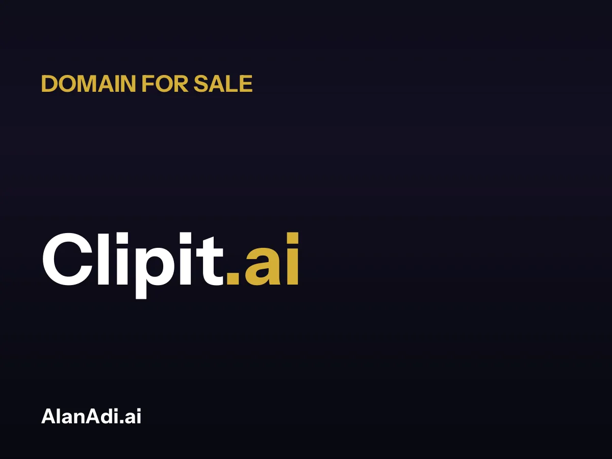 Clipit.ai domain name for sale