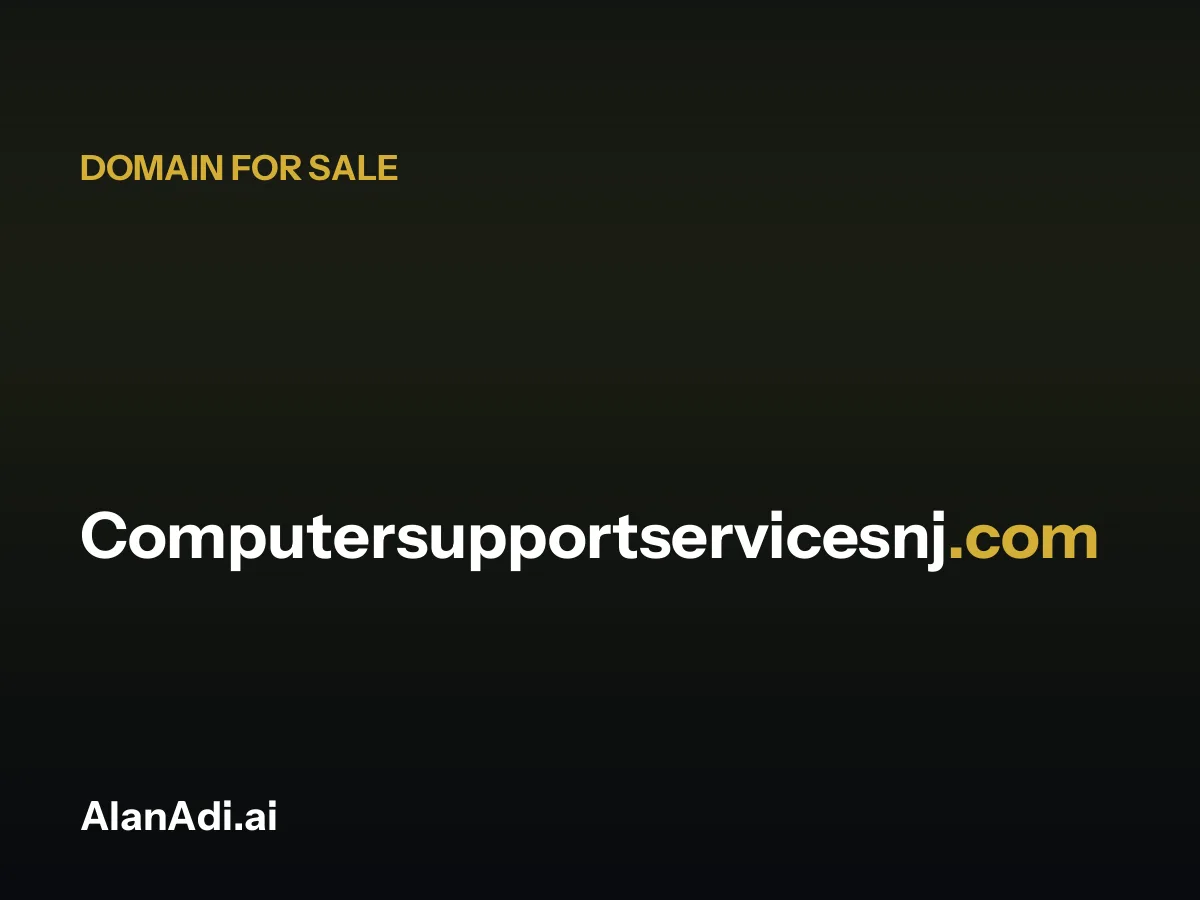 Computersupportservicesnj.com domain for sale Computersupportservicesnj.com domain for sale