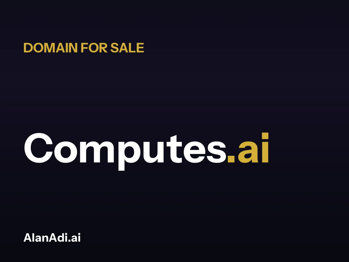 Computes.ai domain name for sale