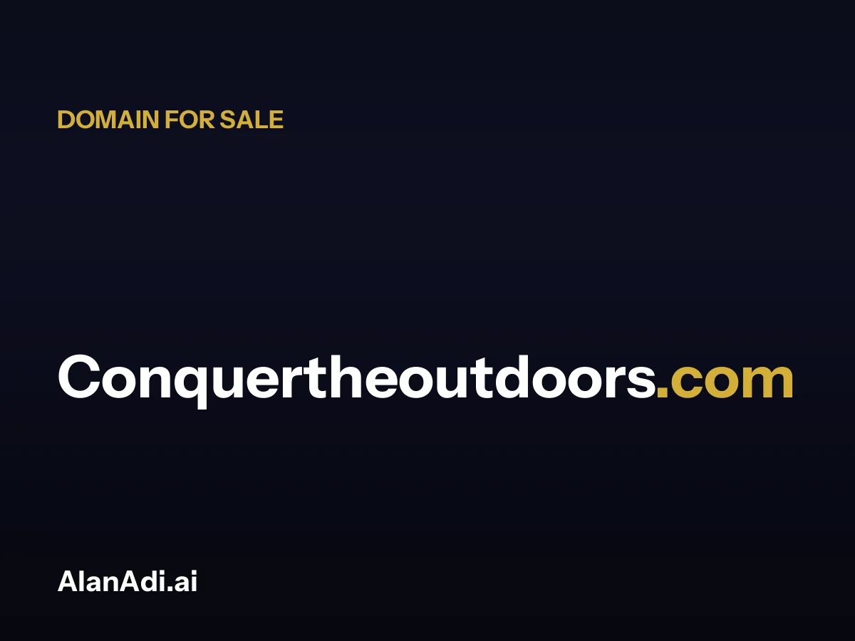 conquer the outdoors — Conquertheoutdoors.com domain for sale