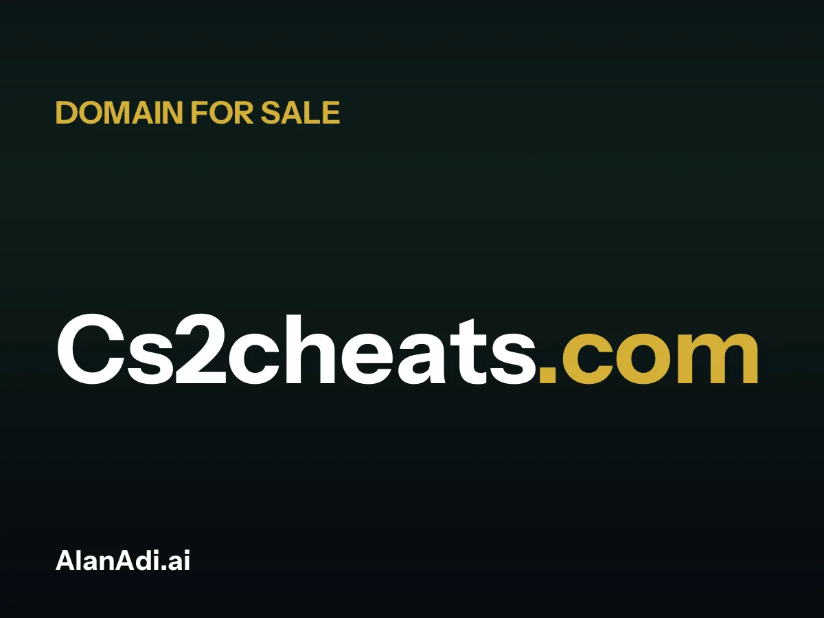 Cs2cheats.com for sale, cs2 cheats domain name