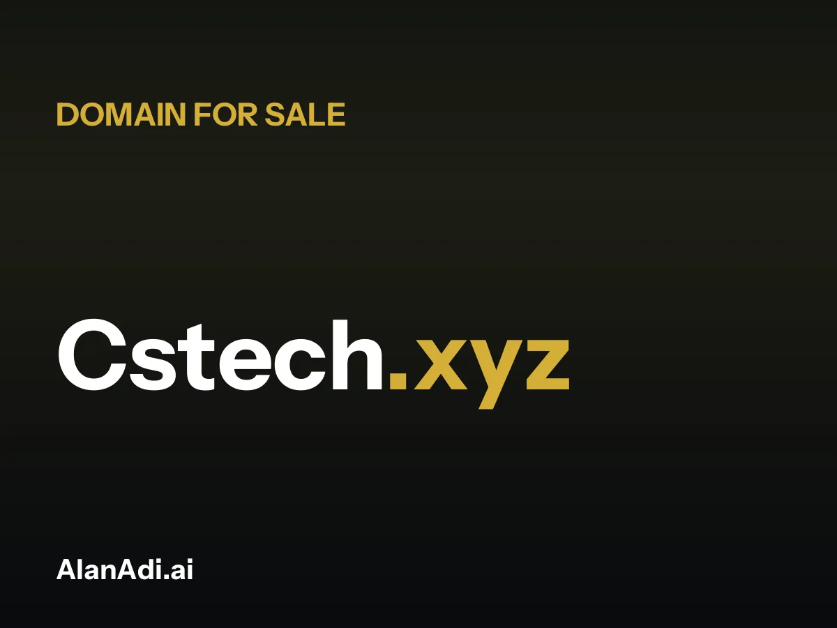 Cstech.xyz for sale, cs tech domain name
