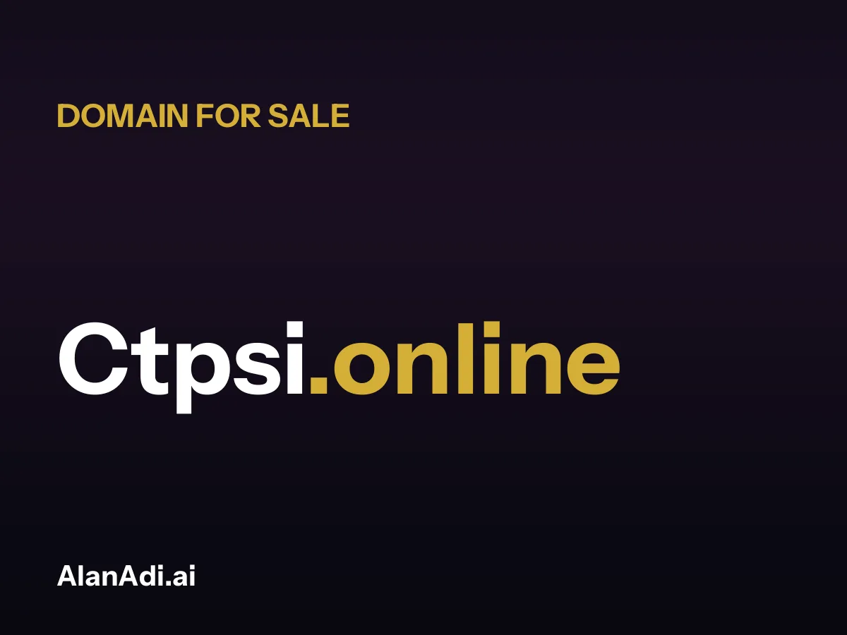 Ctpsi.online domain name for sale