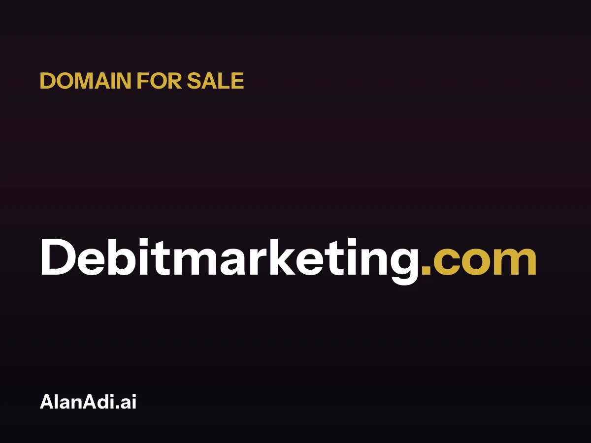 Debitmarketing.com for sale, debit marketing domain name