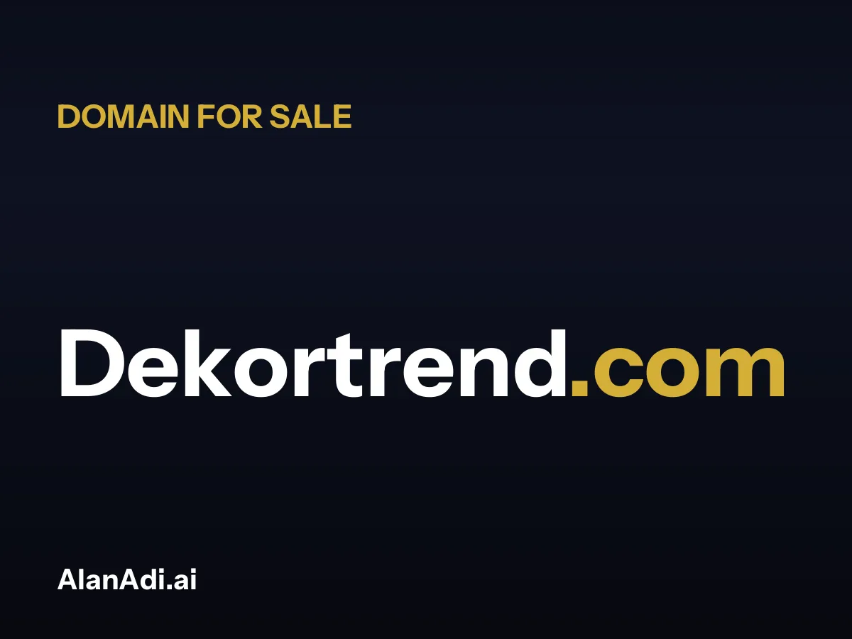 Dekortrend.com domain name for sale