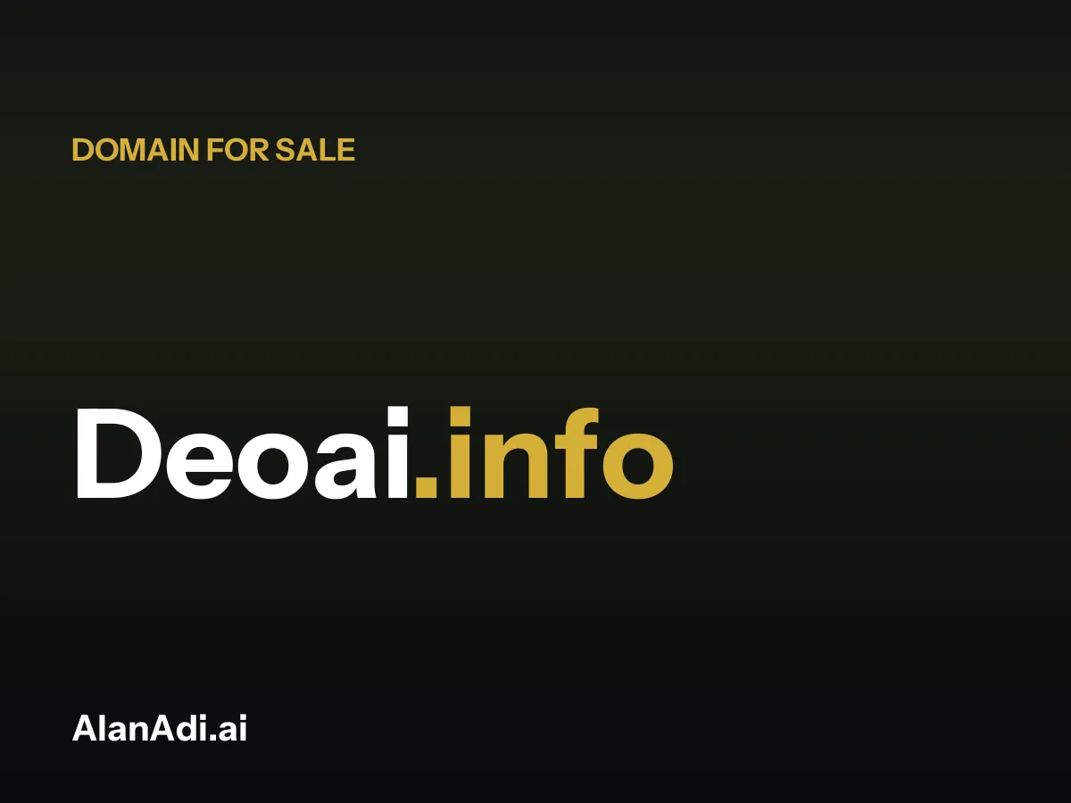 Deoai.info domain for sale