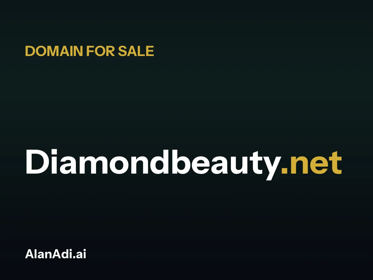 Diamondbeauty.net for sale, diamond beauty domain name