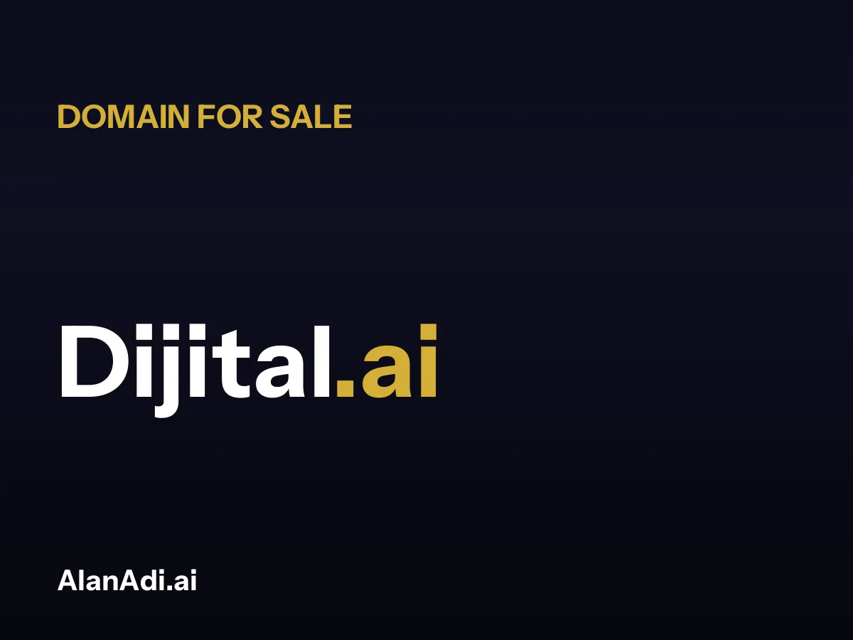 Dijital.ai domain name for sale