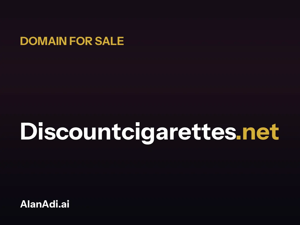 Discountcigarettes.net for sale, discount cigarettes domain name