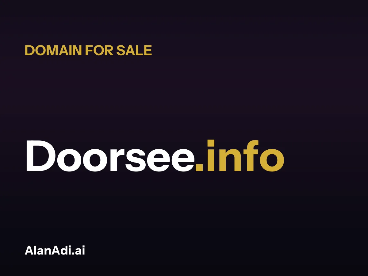 Doorsee.info domain name for sale