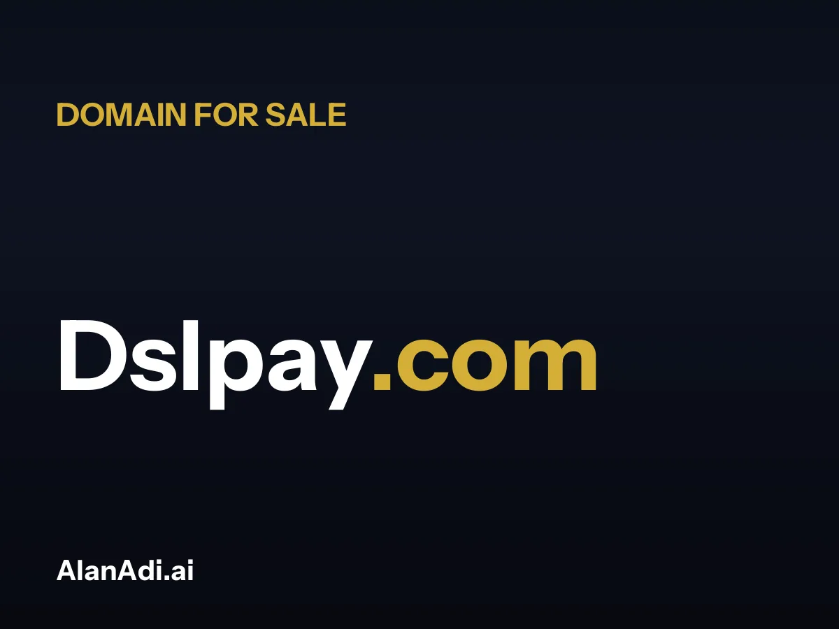 Dslpay.com for sale, dsl pay domain name