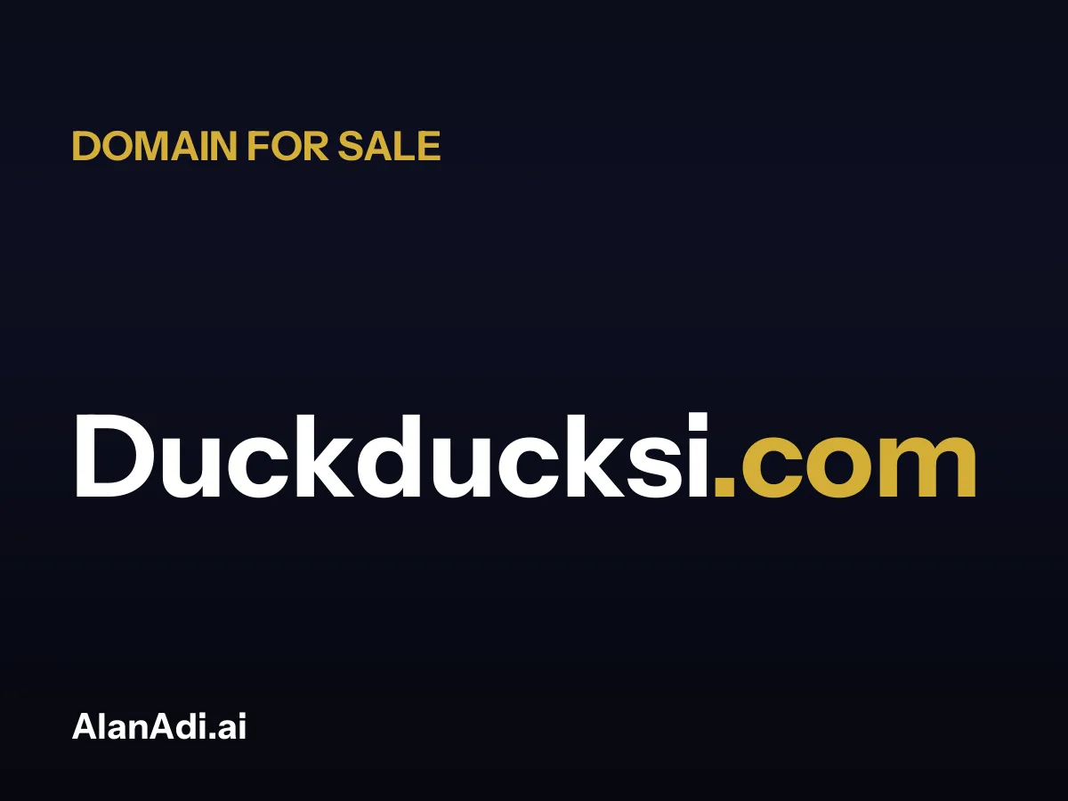 Duckducksi.com domain name for sale