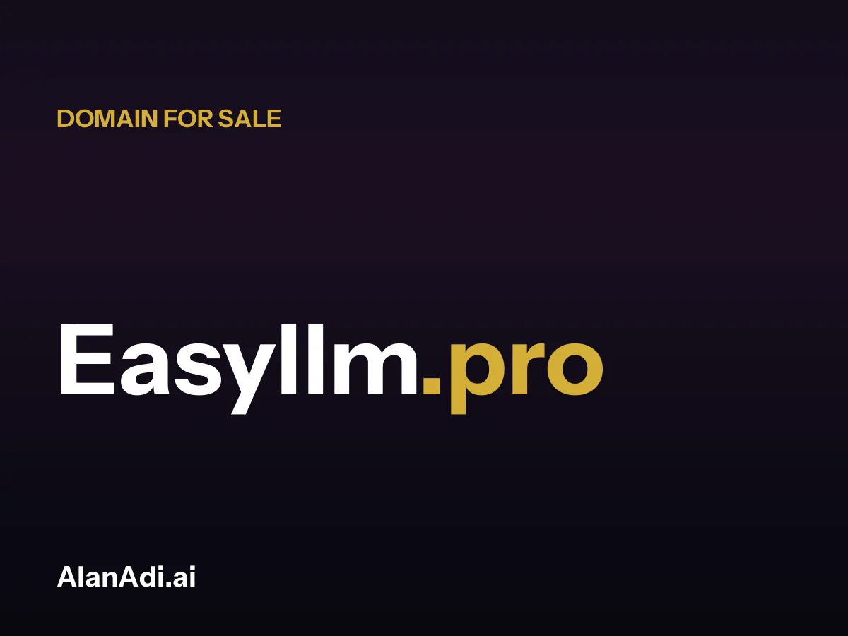 Easyllm.pro domain for sale