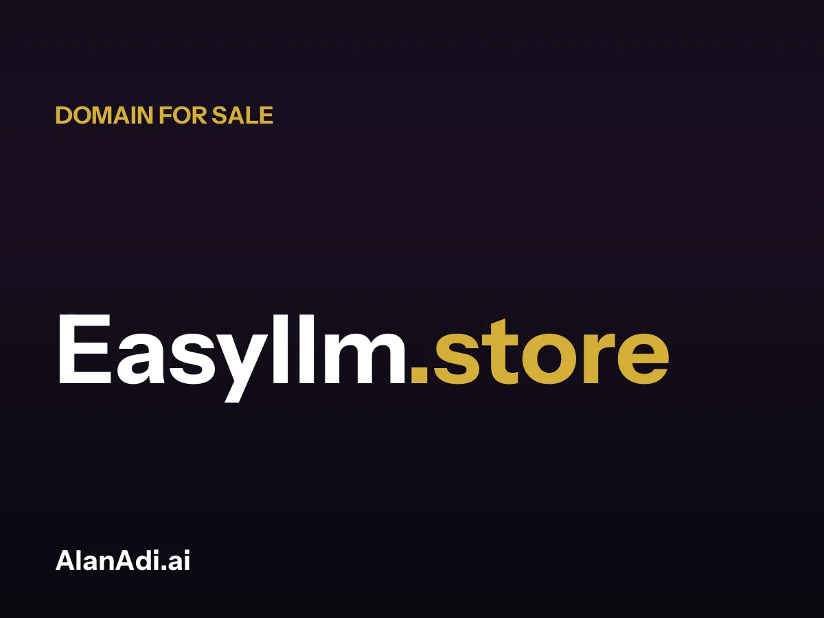 Easyllm.store domain for sale