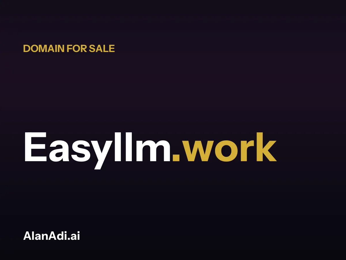 Easyllm.work domain for sale