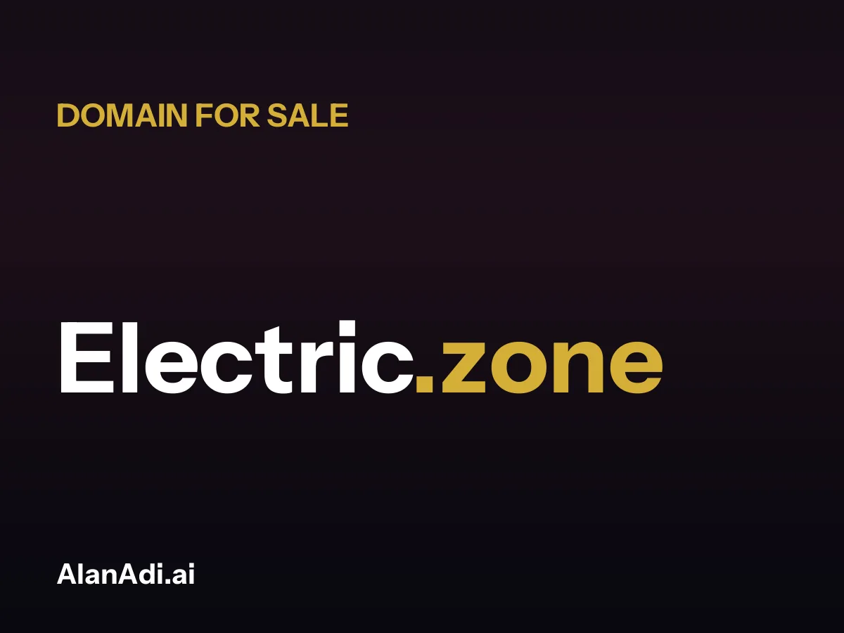 Electric.zone domain name for sale