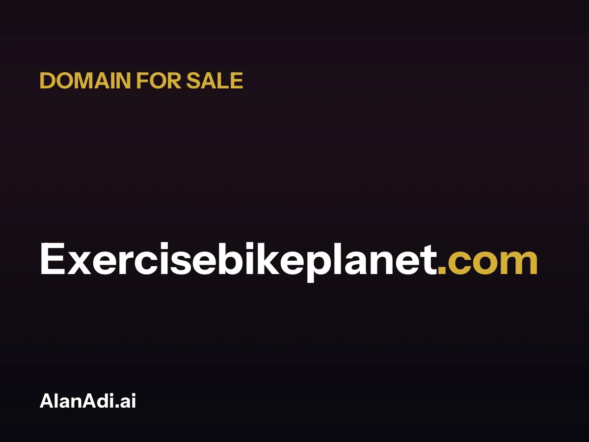 Exercisebikeplanet.com for sale, exercise bike planet domain name