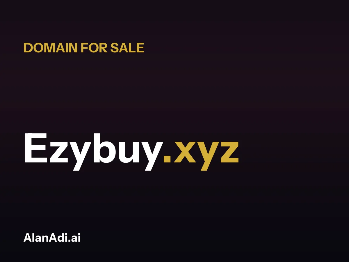 Ezybuy.xyz domain name for sale