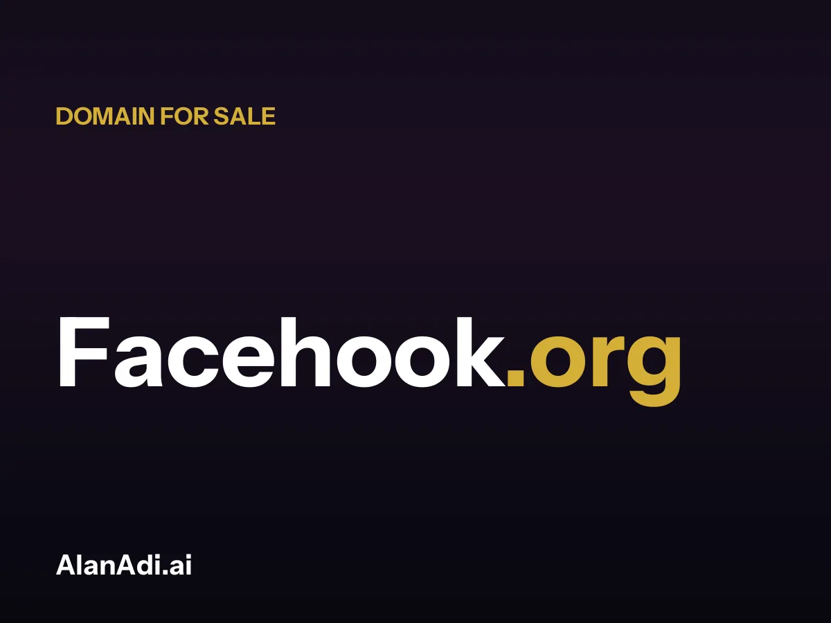 facehook — Facehook.org domain for sale
