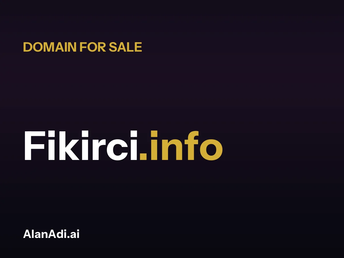 Fikirci.info domain name for sale