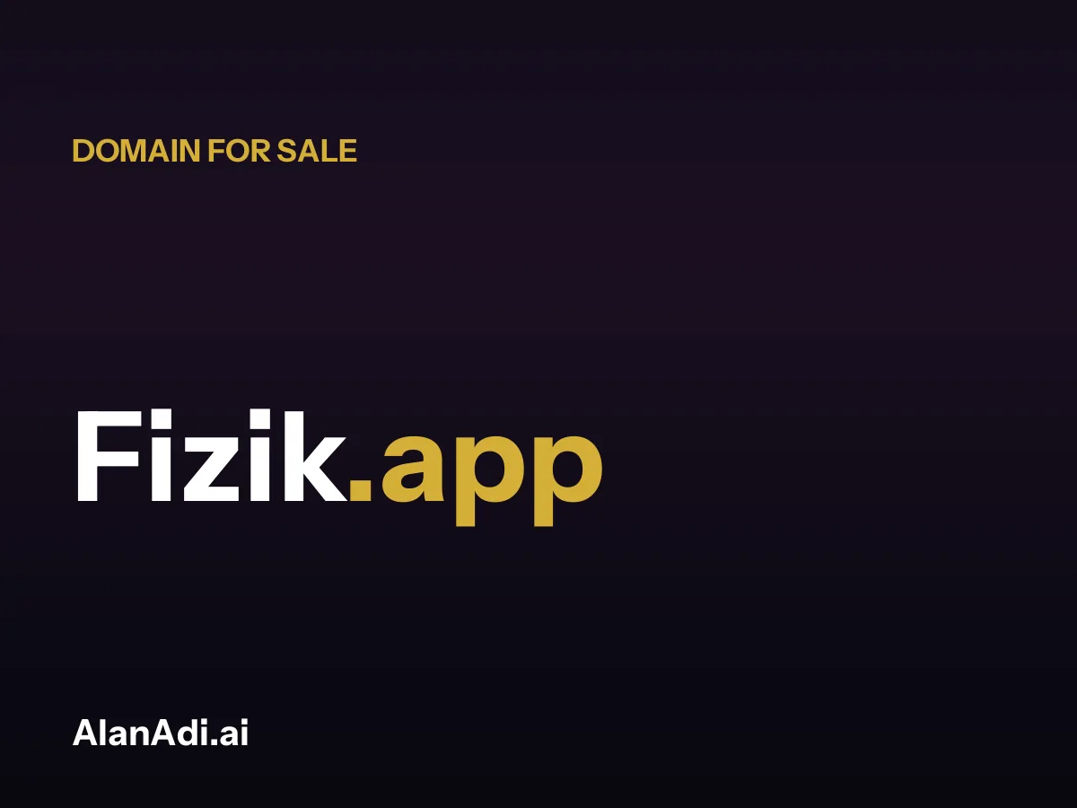 fizik — Fizik.app domain for sale