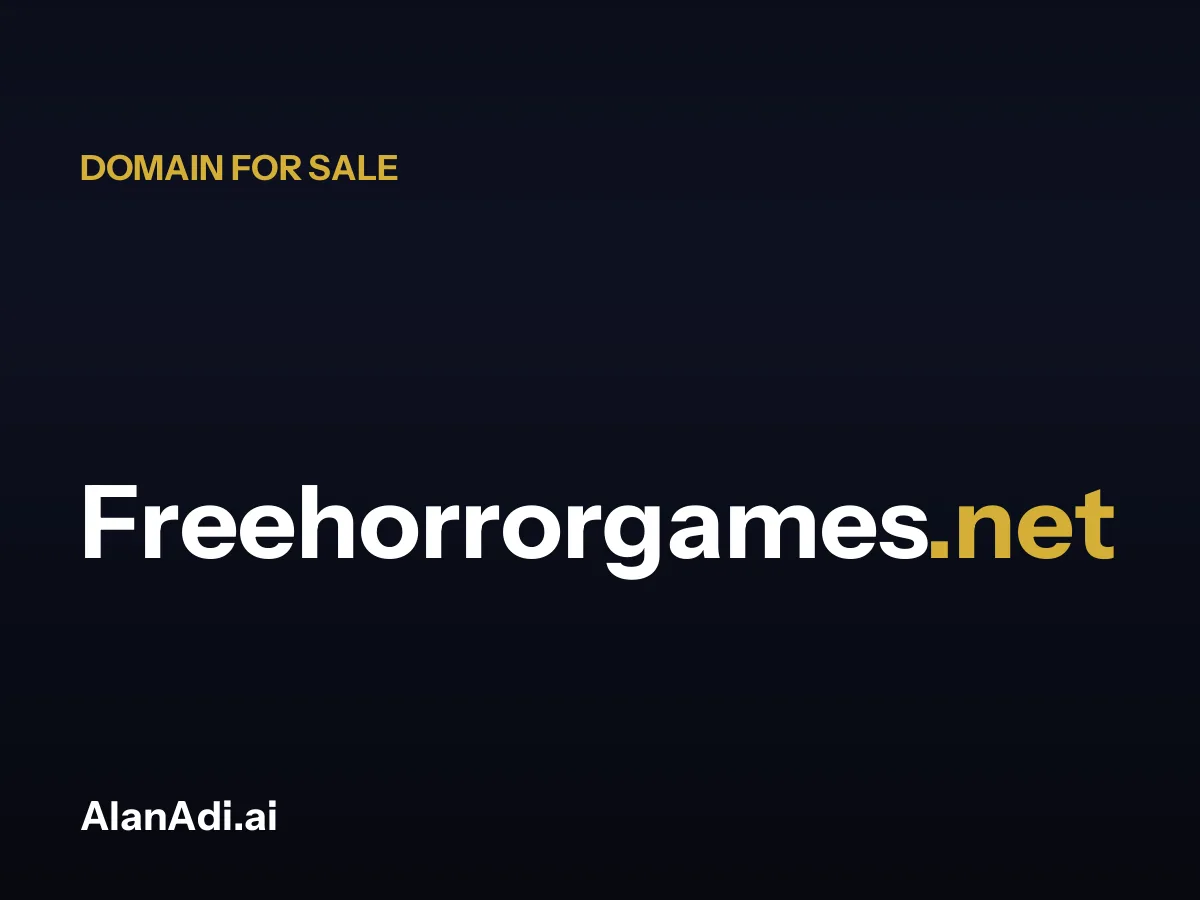 free horror games — Freehorrorgames.net domain for sale