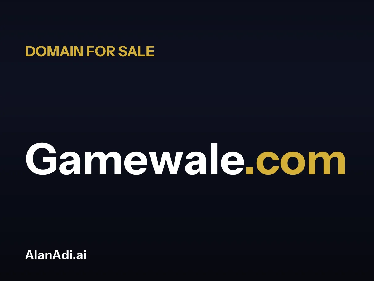 Gamewale.com domain name for sale