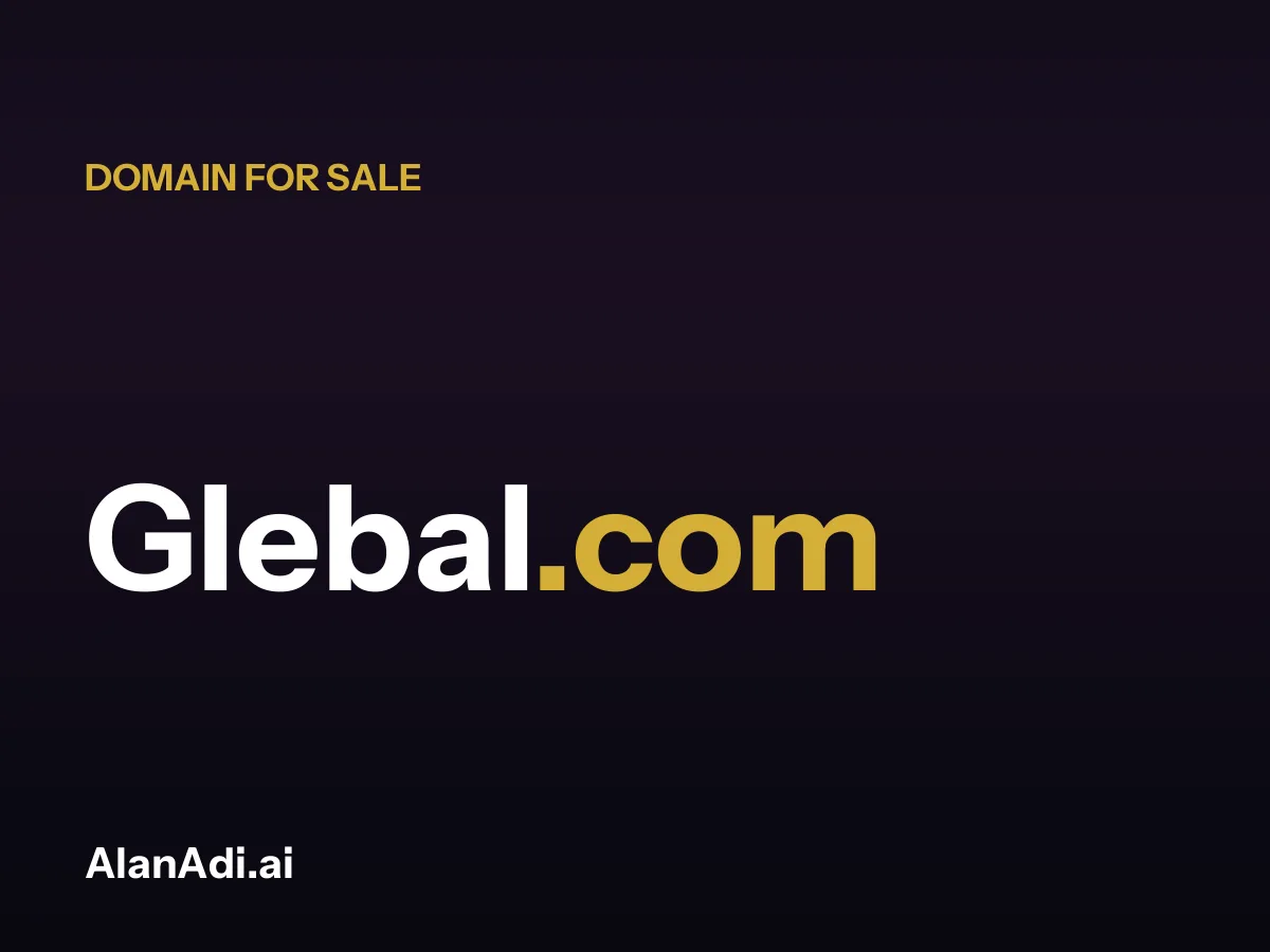Glebal.com domain for sale